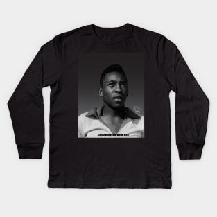 Pelé-legends never die-rip Kids Long Sleeve T-Shirt